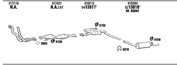 Exhaust System FO60344
