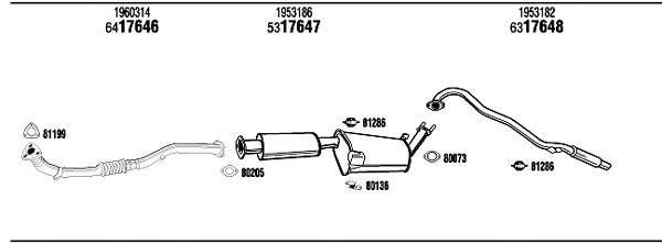 Exhaust System FO76004