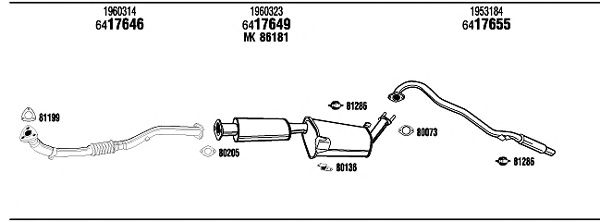 Exhaust System FO76005