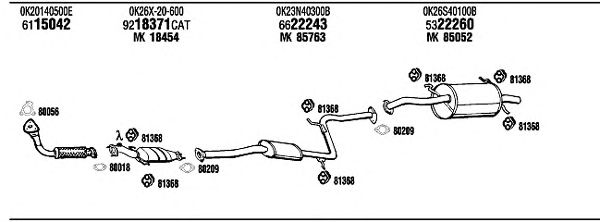Exhaust System KI21014