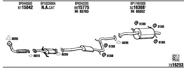 Exhaust System MA40029