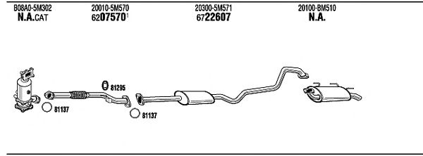 Exhaust System NI55016