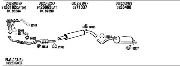 Exhaust System SEH27585A