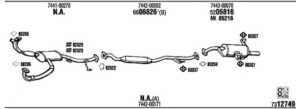 Exhaust System SU55004A