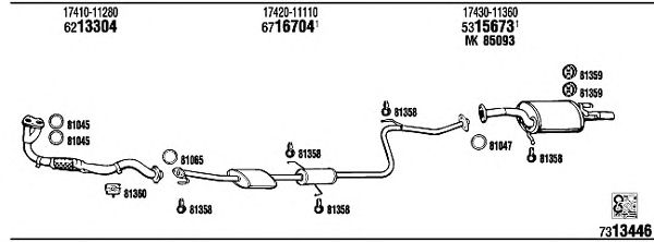 Exhaust System TO50885