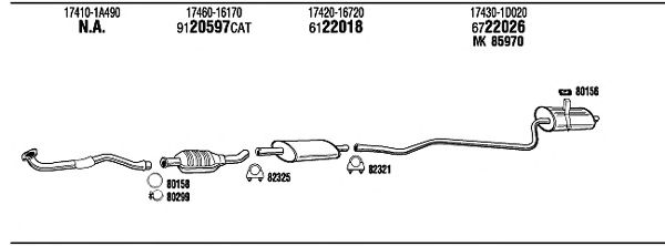 Exhaust System TO51151