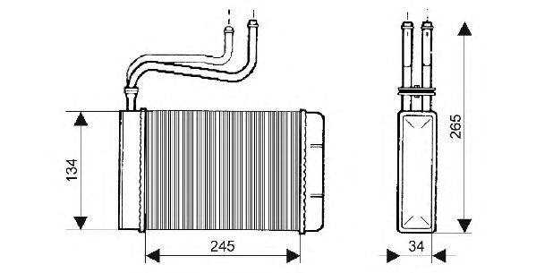 Heat Exchanger, interior heating QHR2014