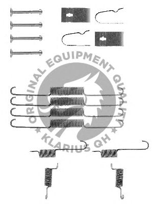 Accessory Kit, brake shoes BFK269