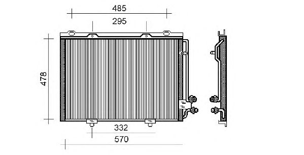 Condensator, airconditioning QCN115