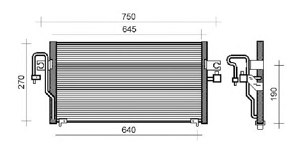 Condensator, airconditioning QCN176