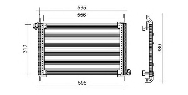 Condensator, airconditioning QCN249