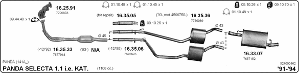 Exhaust System 524000162
