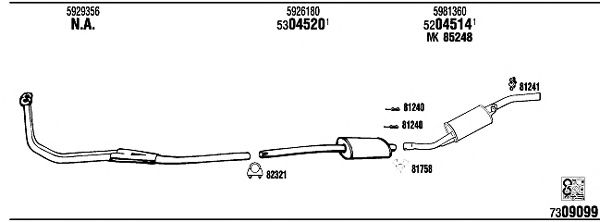 Exhaust System FI30015