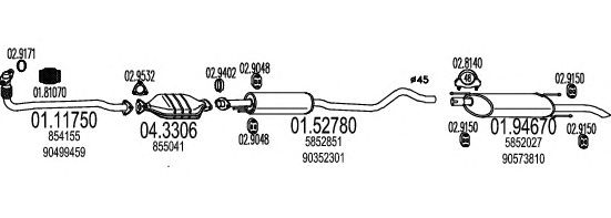 Exhaust System C250092005202