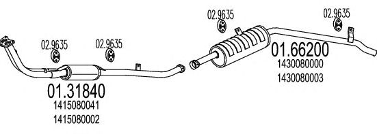 Exhaust System C350028004274
