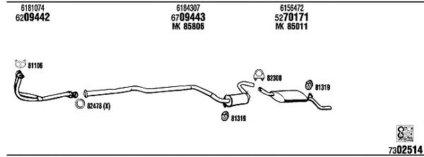 Exhaust System FO31259A