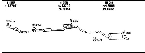 Exhaust System FO56009