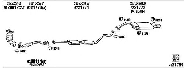 Exhaust System HY23000