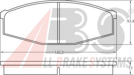 Brake Pad Set, disc brake 36473