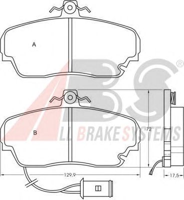 Brake Pad Set, disc brake 36646