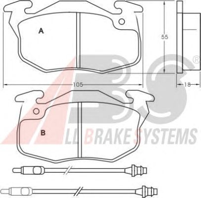 Brake Pad Set, disc brake 36766