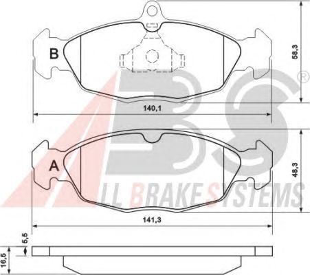 Brake Pad Set, disc brake 36771