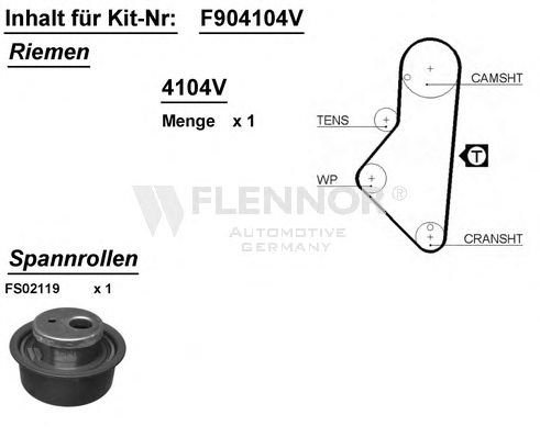 Timing Belt Kit F904104V