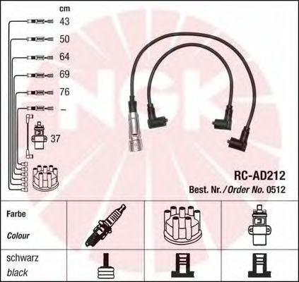 Ignition Cable Kit 0512