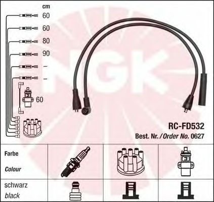 Ignition Cable Kit 0627