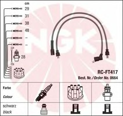 Ignition Cable Kit 0664