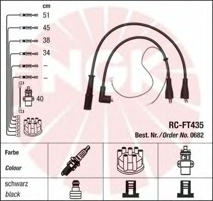 Ignition Cable Kit 0682