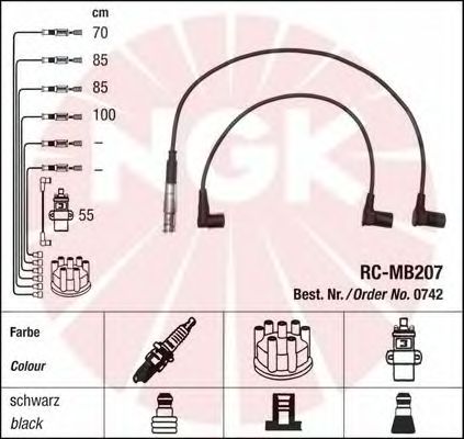 Ignition Cable Kit 0742