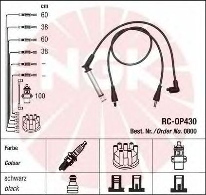 Ignition Cable Kit 0800