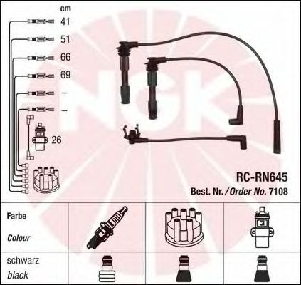 Ignition Cable Kit 7108