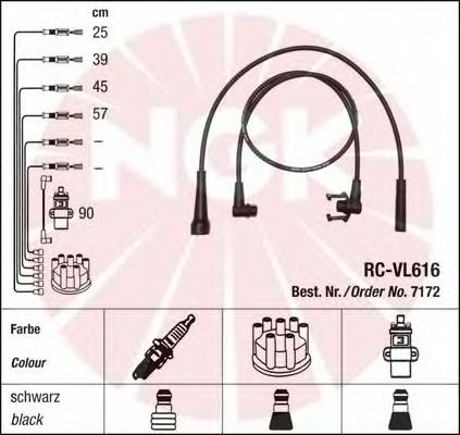 Ignition Cable Kit 7172