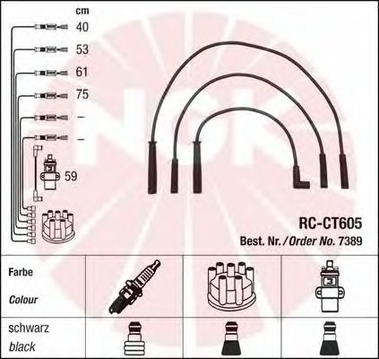 Ignition Cable Kit 7389