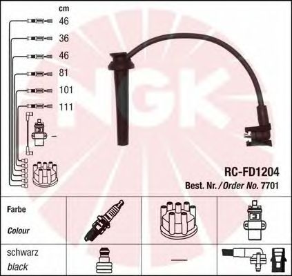 Ignition Cable Kit 7701