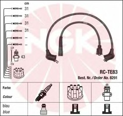 Ignition Cable Kit 8291