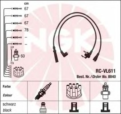 Ignition Cable Kit 8840