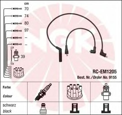 Ignition Cable Kit 9155
