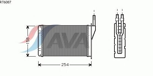 Heat Exchanger, interior heating RT6087