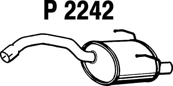 Einddemper P2242