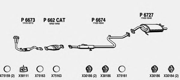 Exhaust System TO019