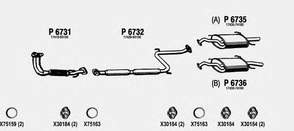 Exhaust System TO035