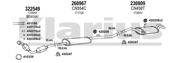 Exhaust System 330958E