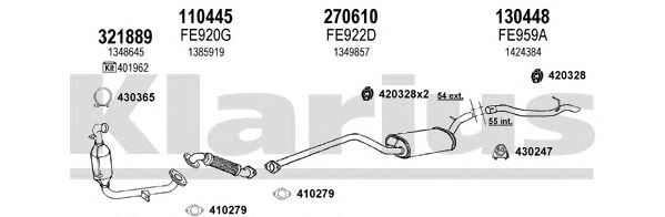 Exhaust System 362122E