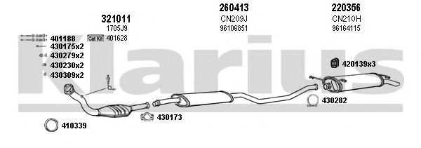 Exhaust System 180098E