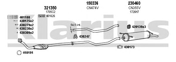 Exhaust System 180338E