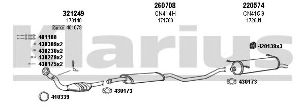 Exhaust System 180455E