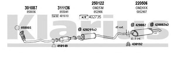 Exhaust System 390889E